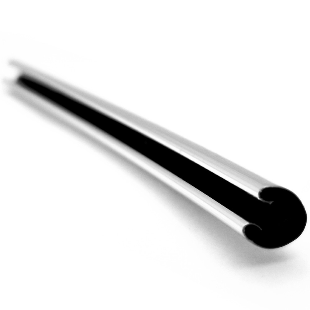 UShape Chrome Door Edge Guard; 150' Roll 0.280” Wide,